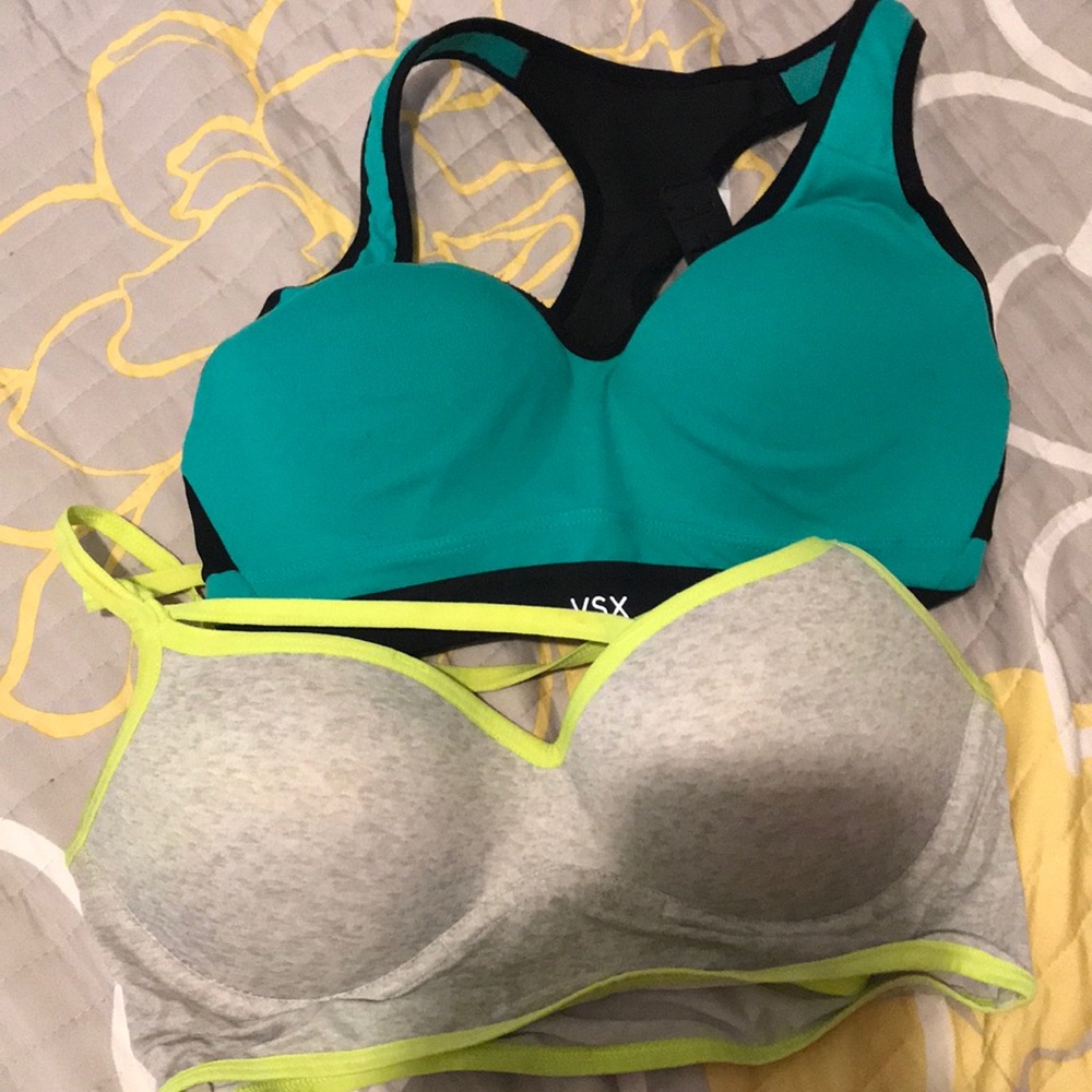 Combo! One PINK and one victoria secret sport bras